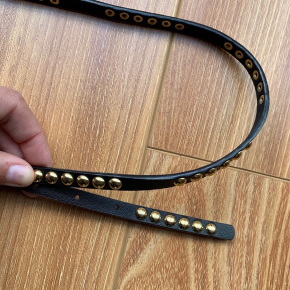 J Crew Black Skinny Belt - Picture 4 of 6